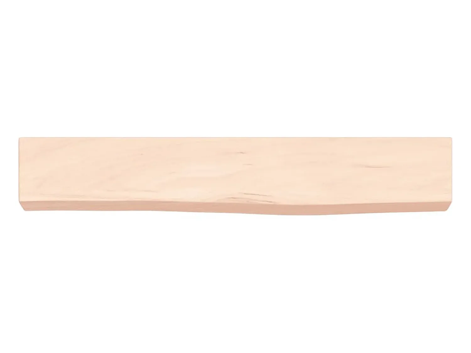 Prateleira| Prateleira de parede 60x10x6 cm carvalho maciço não tratado PT702326 Castanho