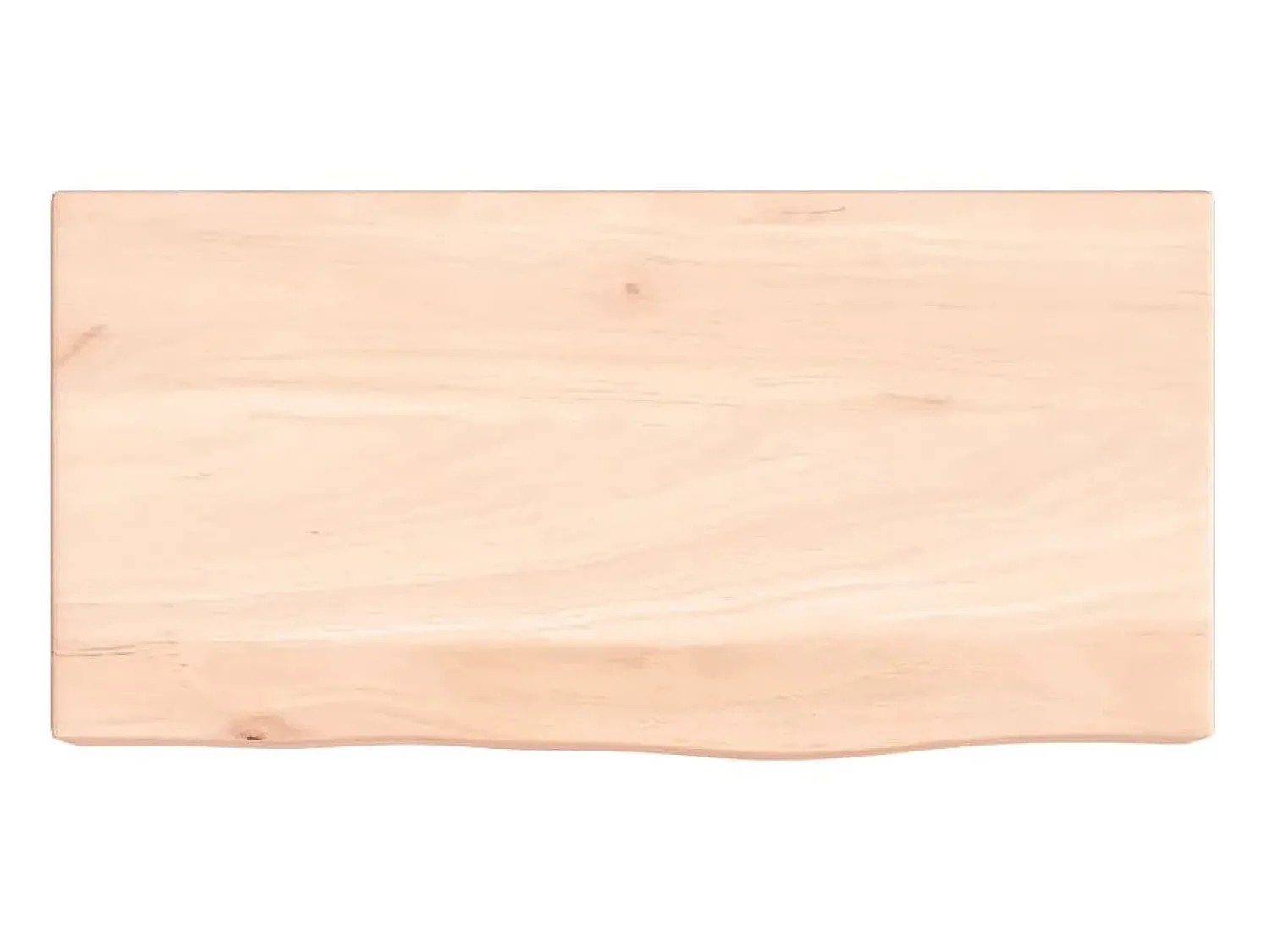 Outlet Prateleira de parede 40x20x6 cm carvalho maciço não tratado PT179247 Castanho