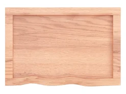 Prateleira| Prateleira de parede 60x40x(2-6) cm carvalho tratado PT527114 Castanho