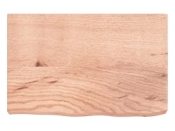 Prateleira| Prateleira de parede 60x40x(2-6) cm carvalho tratado PT527114 Castanho