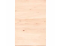 Hot Prateleira de parede 40x60x(2-4) cm carvalho maciço não tratado PT373939 Castanho