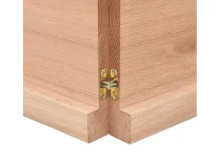 Prateleira de parede 120x40x(2-4) cm carvalho tratado PT420412^ Prateleira