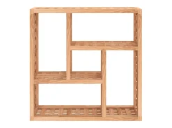 Best Prateleira de parede 49x15x49 cm madeira de nogueira maciça PT665265 Castanho