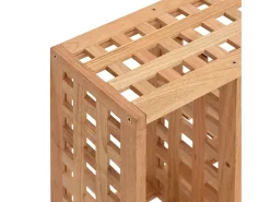 Best Prateleira de parede 49x15x49 cm madeira de nogueira maciça PT665265 Castanho