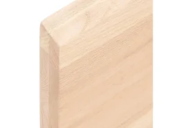 Prateleira| Prateleira de parede 80x20x4 cm carvalho maciço não tratado PT481926 Castanho