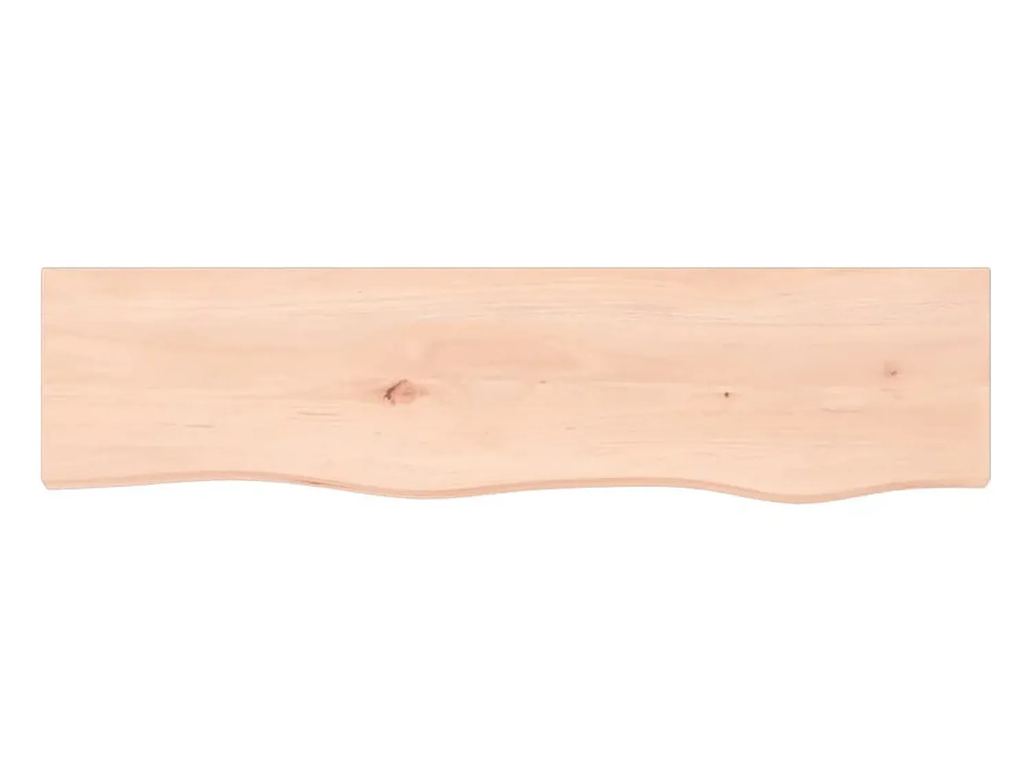 Prateleira| Prateleira de parede 80x20x4 cm carvalho maciço não tratado PT481926 Castanho