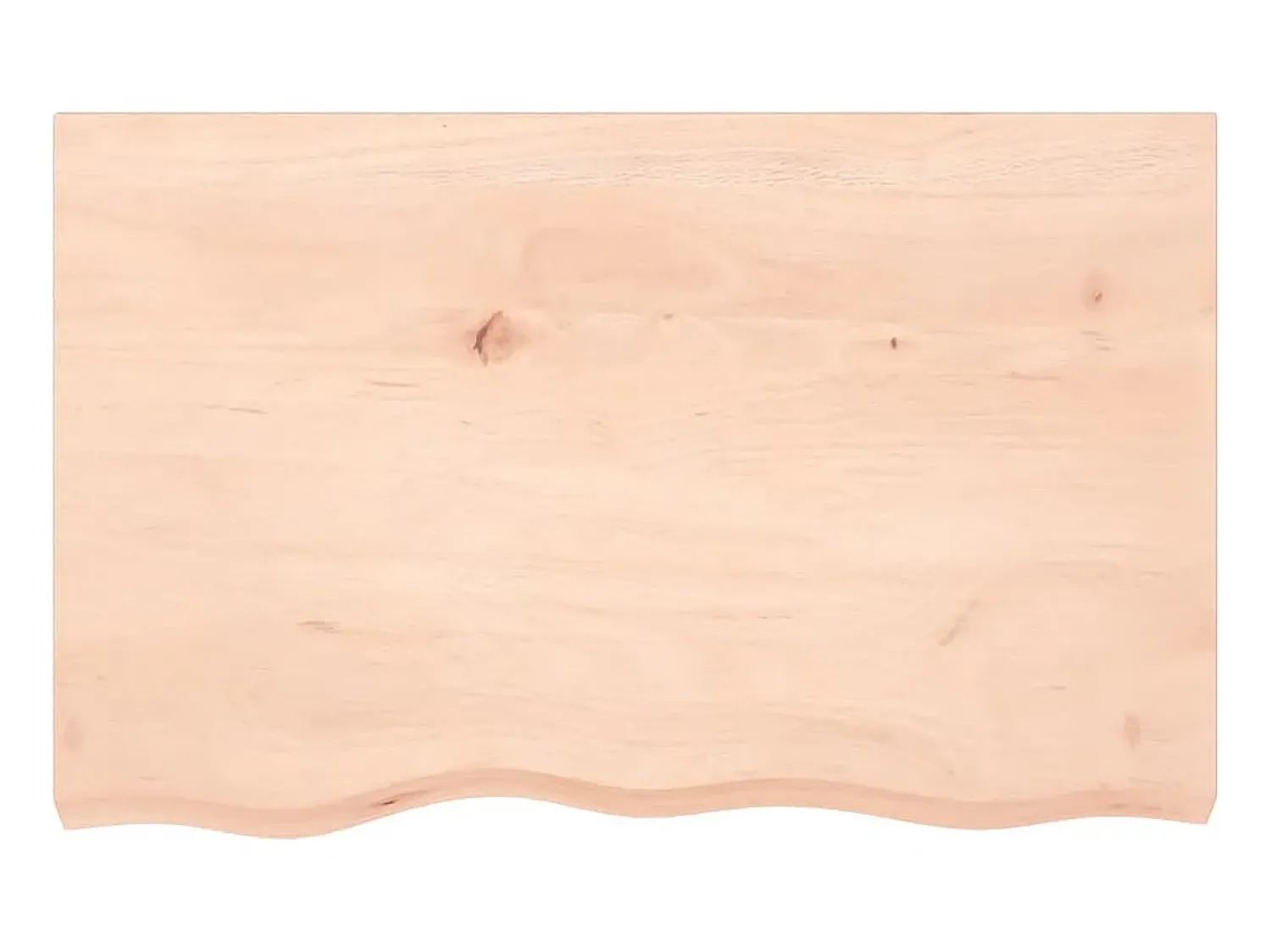 Prateleira| Prateleira de parede 80x50x(2-6) cm carvalho maciço não tratado PT926540 Castanho