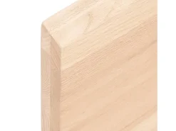 Clearance Prateleira de parede 60x10x4 cm carvalho maciço não tratado PT503037 Castanho
