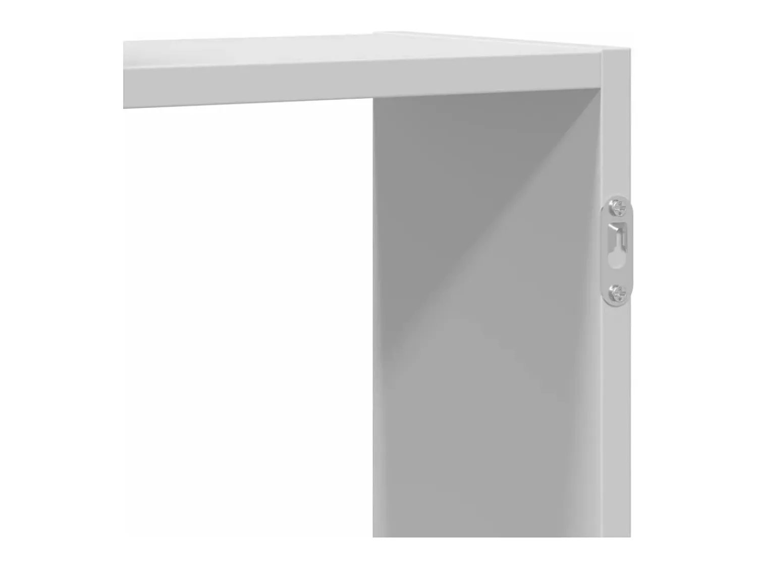 Prateleira*vidaxl Prateleira de parede 129x18x42 cm derivados de madeira Branco