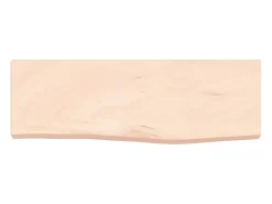Prateleira| Prateleira de parede 60x20x4 cm carvalho maciço não tratado PT568870 Castanho