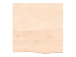 Prateleira| Prateleira de parede 60x60x2 cm carvalho maciço não tratado PT922579 Castanho