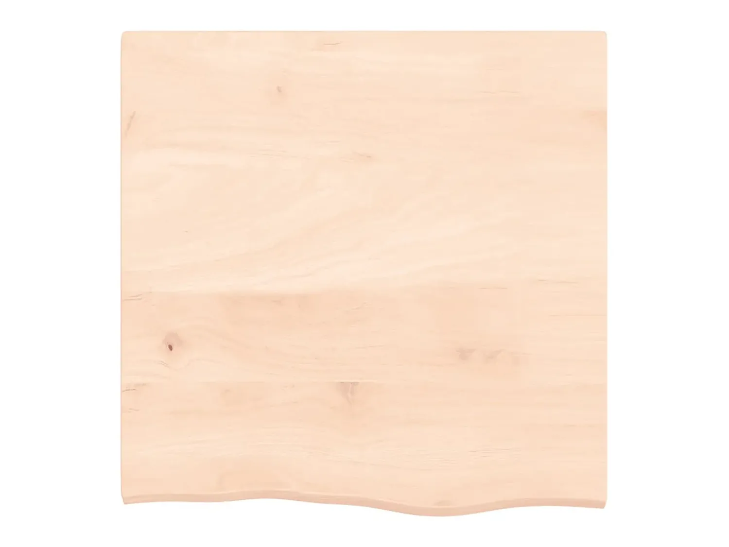 Prateleira| Prateleira de parede 60x60x2 cm carvalho maciço não tratado PT922579 Castanho