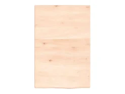 Prateleira de parede 40x60x2 cm carvalho maciço não tratado PT358673^ Prateleira
