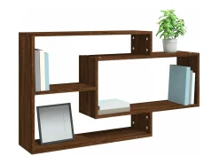 Prateleira|vidaxl Prateleira de parede 104x20x58,5 cm derivados madeira Castanho
