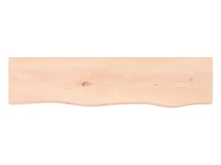Prateleira|vidaxl Prateleira de parede 80x20x2 cm carvalho maciço não tratado Castanho