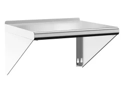 Prateleira de parede 50x45x31 cm aço inoxidável PT964709^ Prateleira