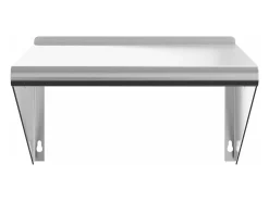 Prateleira de parede 50x45x31 cm aço inoxidável PT964709^ Prateleira