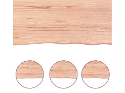 vidaxl Prateleira de parede 140x60x(2-6) cm carvalho tratado^ Prateleira