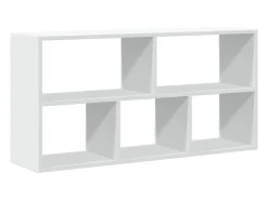 Prateleira|vidaxl Prateleira de parede 100x25x50 cm derivados de madeira Branco