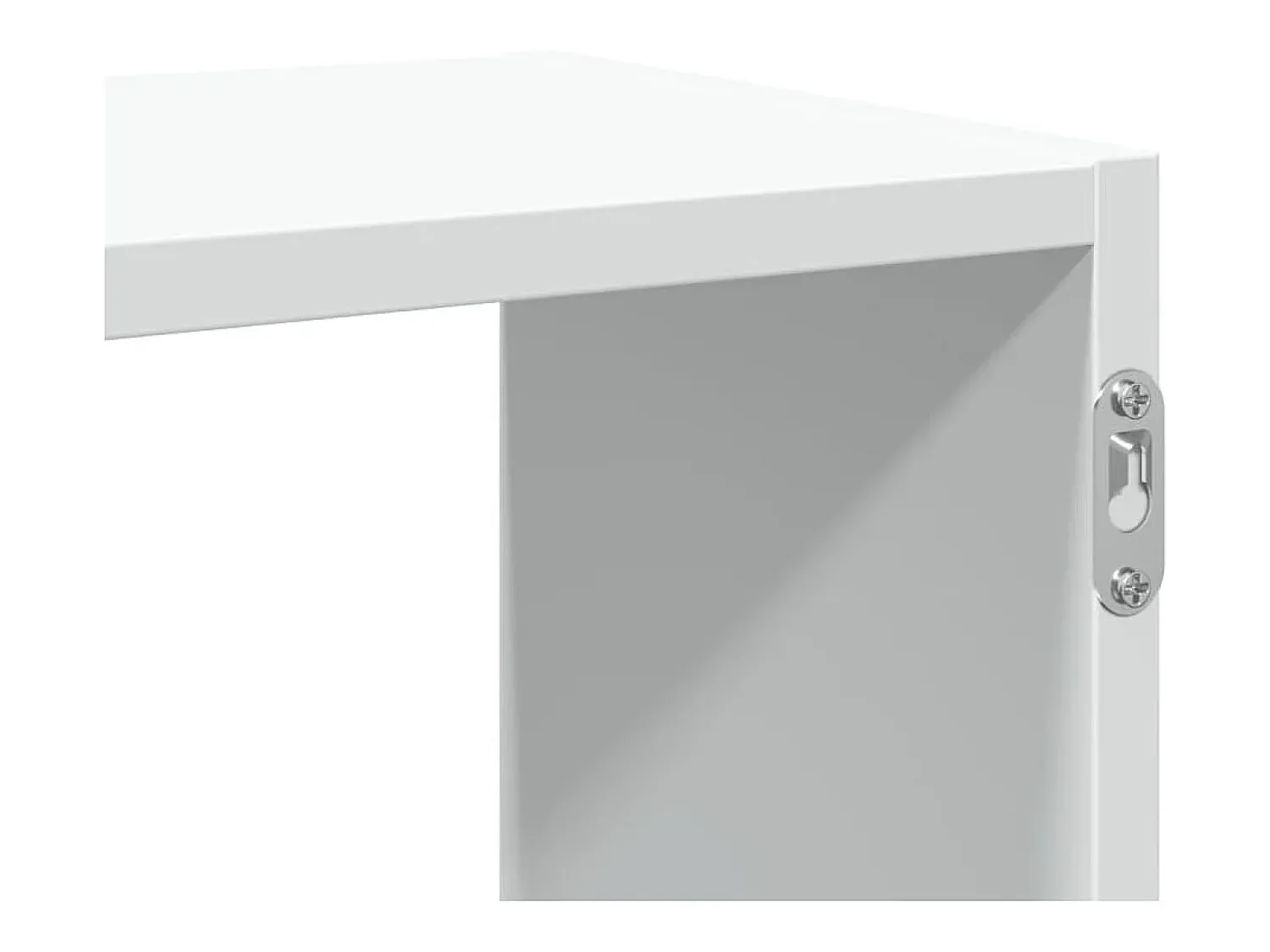 Prateleira|vidaxl Prateleira de parede 100x25x50 cm derivados de madeira Branco