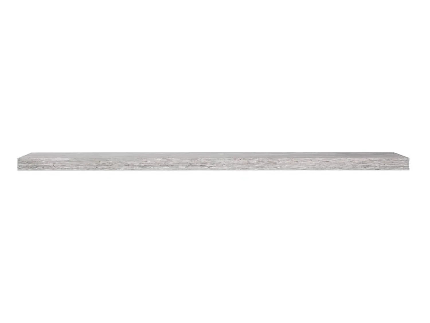 Prateleira de parede 120x23,5x3,8 cm MDF -cimento PT412190^ Prateleira