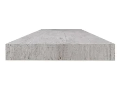 Prateleira de parede 120x23,5x3,8 cm MDF -cimento PT412190^ Prateleira