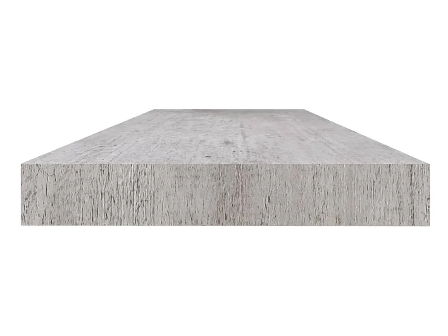 Prateleira de parede 120x23,5x3,8 cm MDF -cimento PT412190^ Prateleira