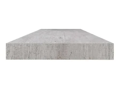 Prateleira de parede 120x23,5x3,8 cm MDF -cimento PT412190^ Prateleira