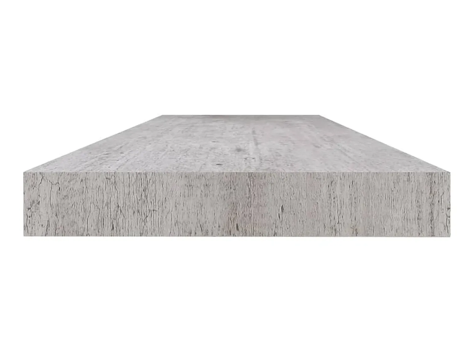 Prateleira de parede 120x23,5x3,8 cm MDF -cimento PT412190^ Prateleira