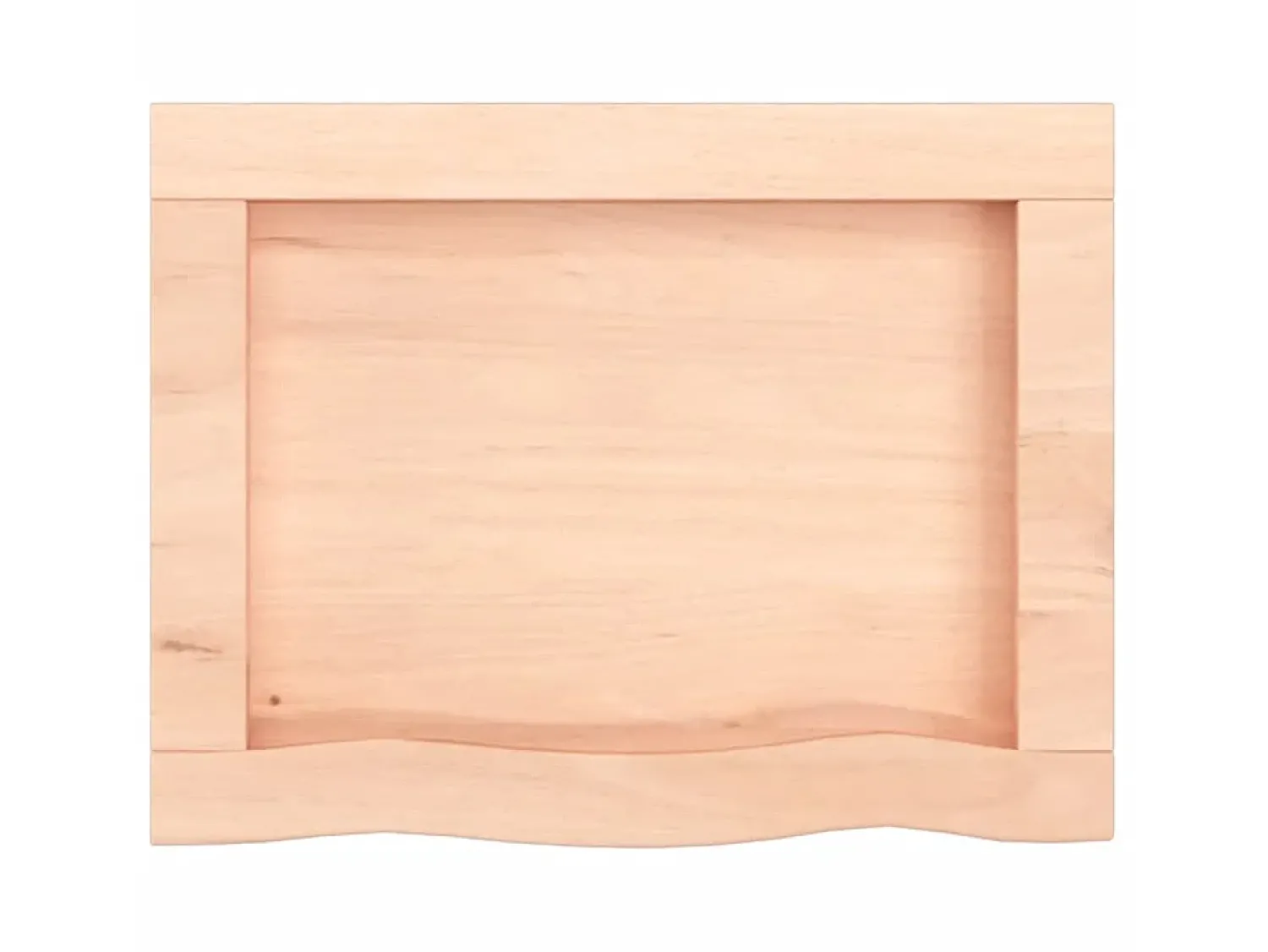 Prateleira de parede 40x30x(2-6) cm carvalho maciço não tratado PT924771^ Prateleira