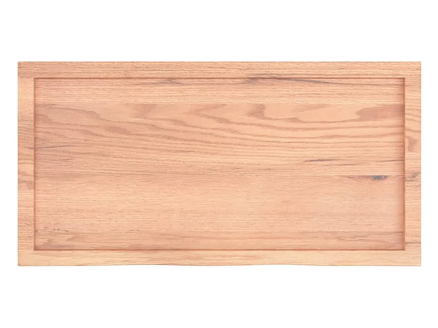 Prateleira*vidaxl Prateleira de parede 100x50x(2-4) cm carvalho tratado Castanho