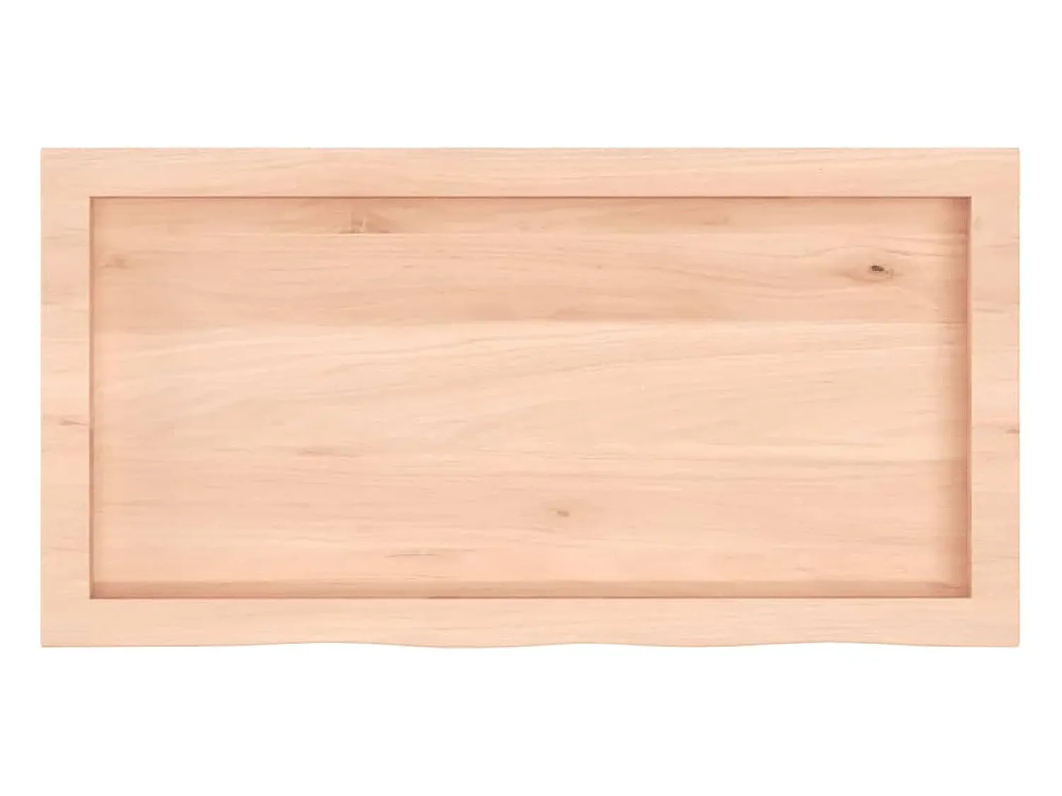 Online vidaxl Prateleira de parede 80x40x(2-6) cm carvalho maciço não tratado Natural claro