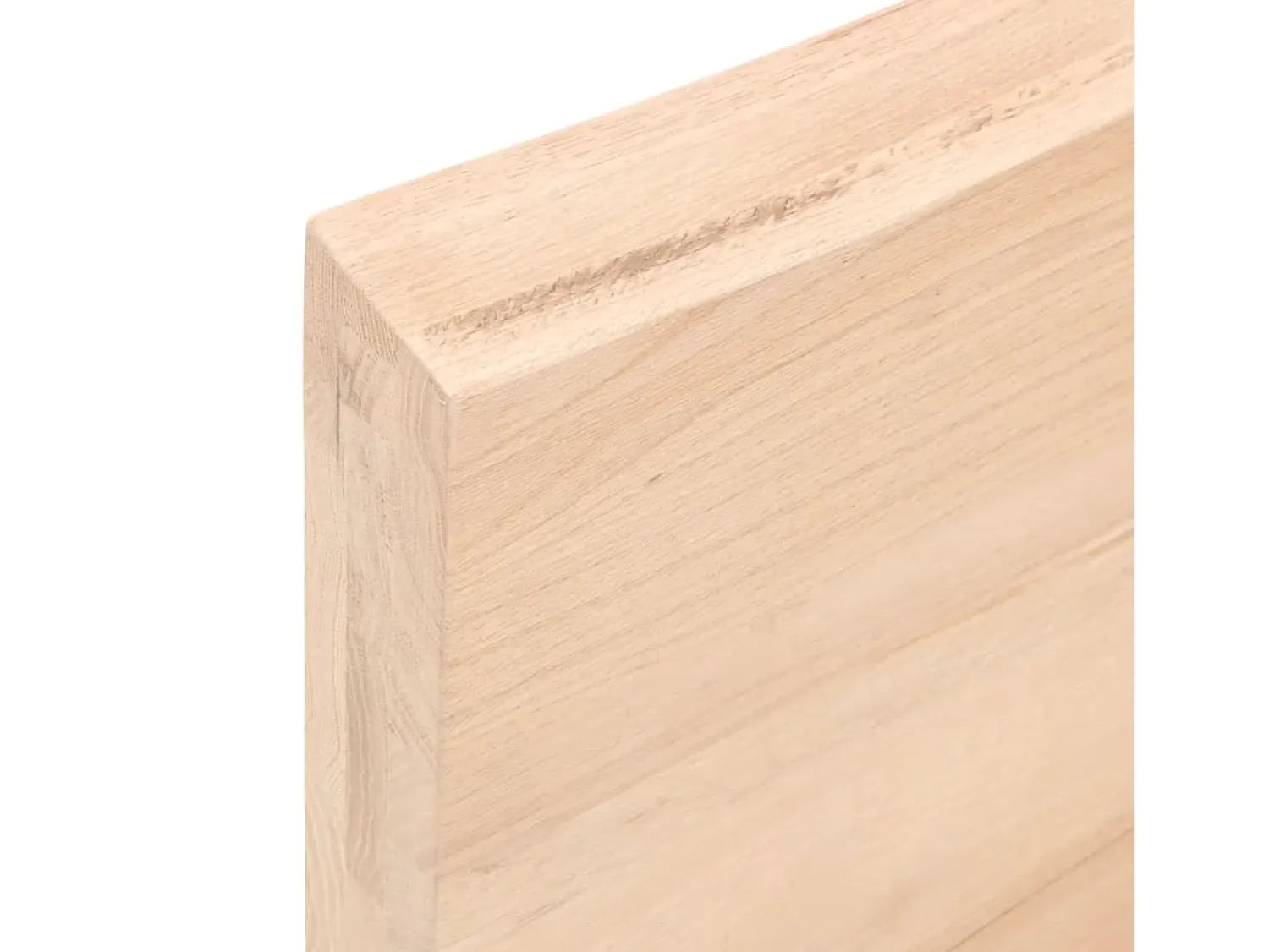 Online vidaxl Prateleira de parede 80x40x(2-6) cm carvalho maciço não tratado Natural claro