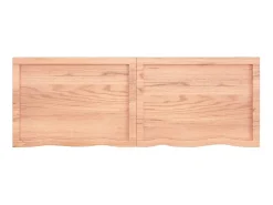 Prateleira| Prateleira de parede 140x50x(2-4) cm carvalho tratado PT198462 Castanho