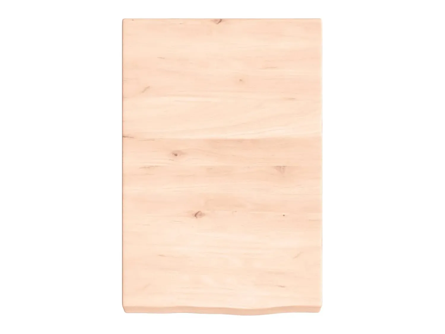 Prateleira de parede 40x60x(2-6) cm carvalho maciço não tratado PT859349^ Prateleira