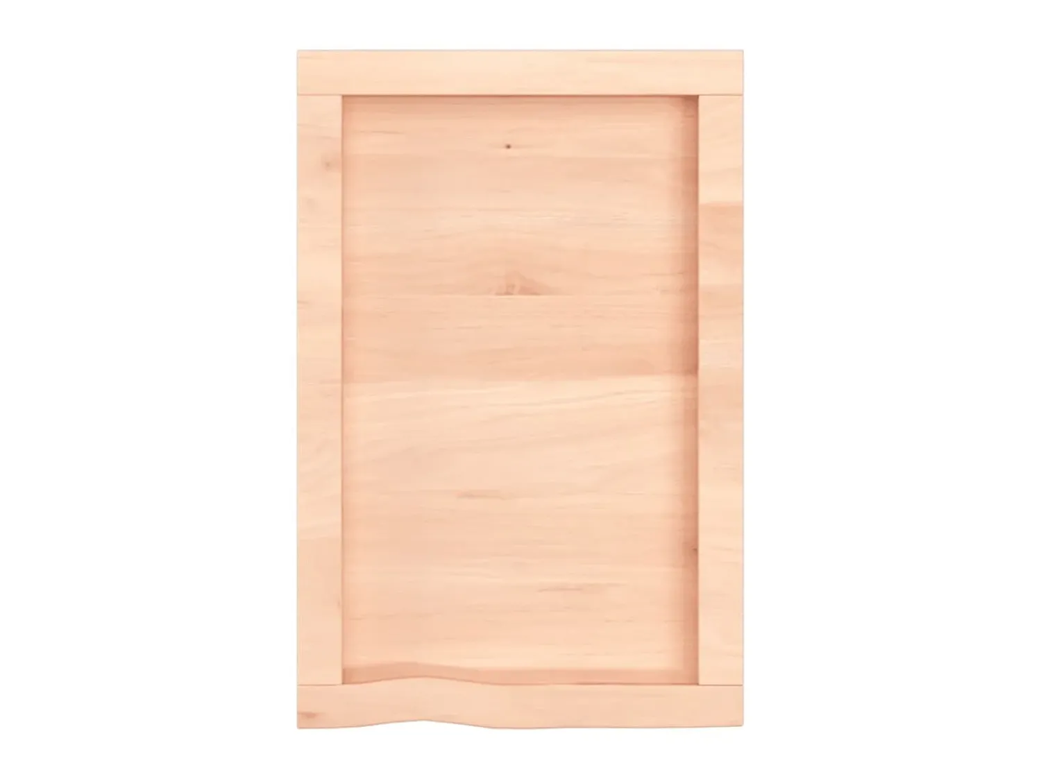 Prateleira de parede 40x60x(2-6) cm carvalho maciço não tratado PT859349^ Prateleira