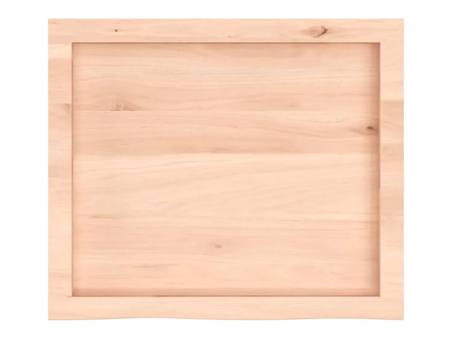 Prateleira*vidaxl Prateleira de parede 60x50x(2-6) cm carvalho maciço não tratado Natural claro