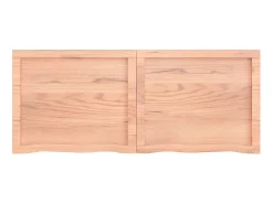 Prateleira| Prateleira de parede 120x50x(2-6) cm carvalho tratado PT296114 Castanho