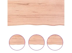 Prateleira| Prateleira de parede 120x50x(2-6) cm carvalho tratado PT296114 Castanho