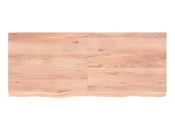 Prateleira| Prateleira de parede 120x50x(2-6) cm carvalho tratado PT296114 Castanho