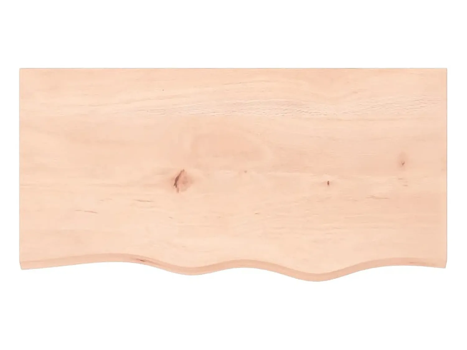 Prateleira| Prateleira de parede 80x40x(2-4) cm carvalho maciço não tratado PT861934 Castanho