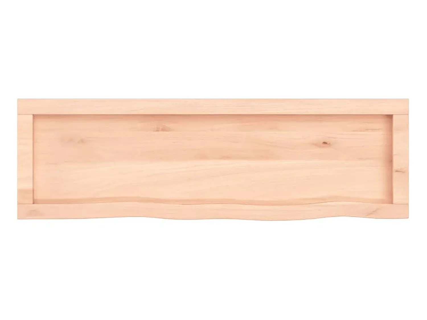 Prateleira* Prateleira de parede 100x30x(2-4)cm carvalho maciço não tratado PT100034 Castanho