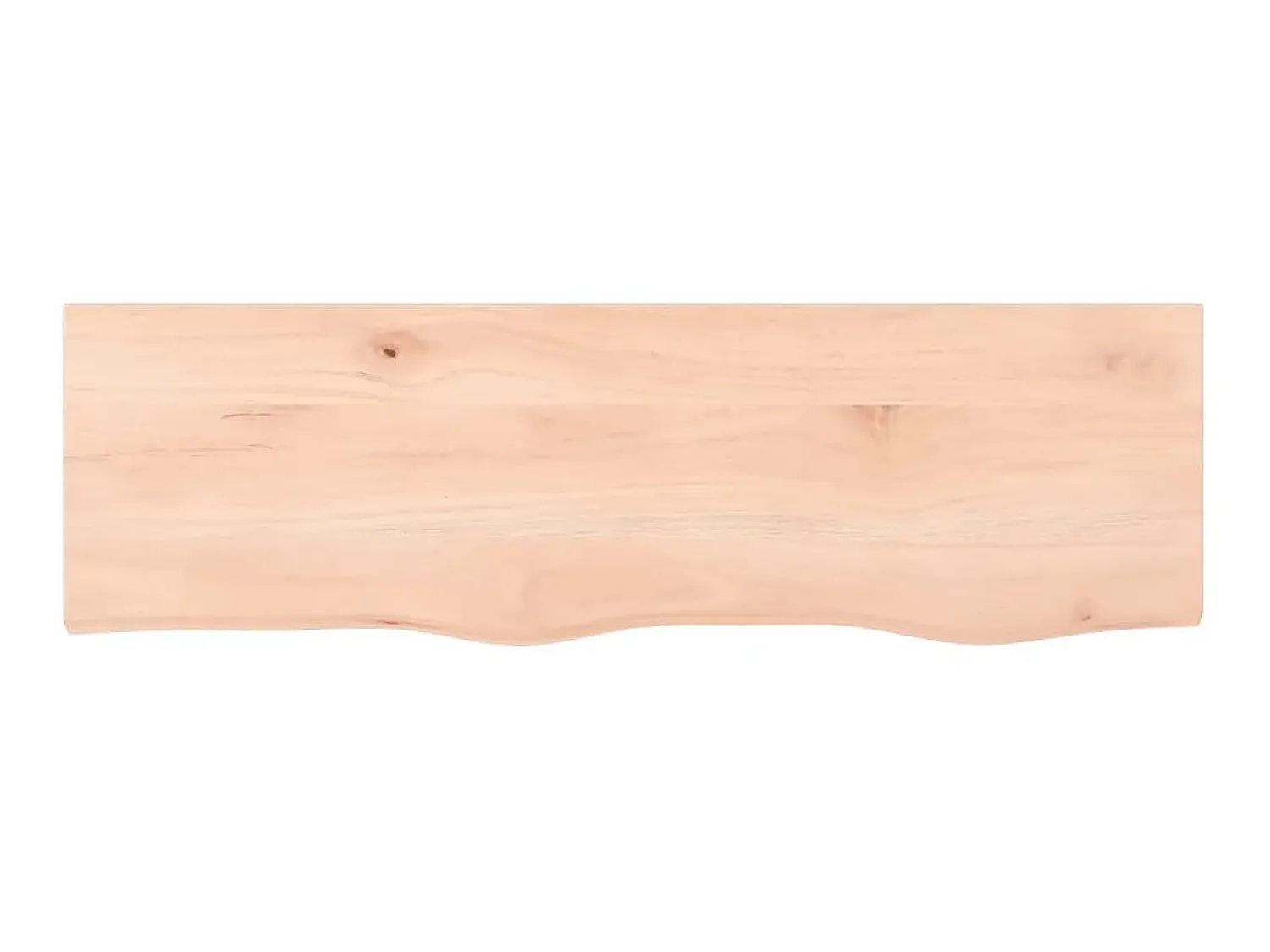 Prateleira* Prateleira de parede 100x30x(2-4)cm carvalho maciço não tratado PT100034 Castanho