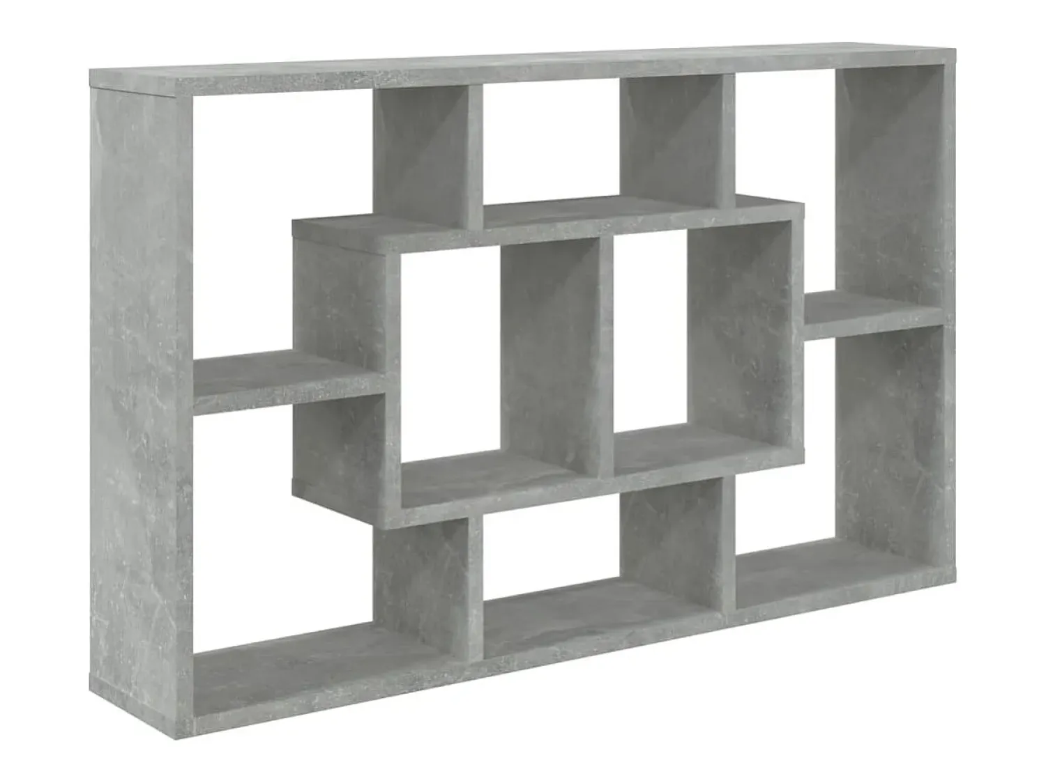Discount vidaxl Prateleira de parede 85x16x52,5cm derivados de madeira Cinzento