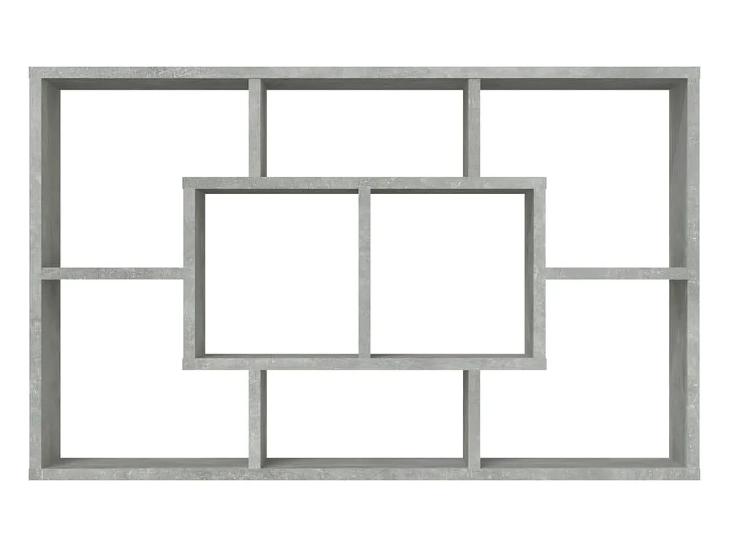 Discount vidaxl Prateleira de parede 85x16x52,5cm derivados de madeira Cinzento