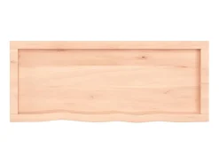 Prateleira* Prateleira de parede 100x40x(2-4)cm carvalho maciço não tratado PT573876 Castanho