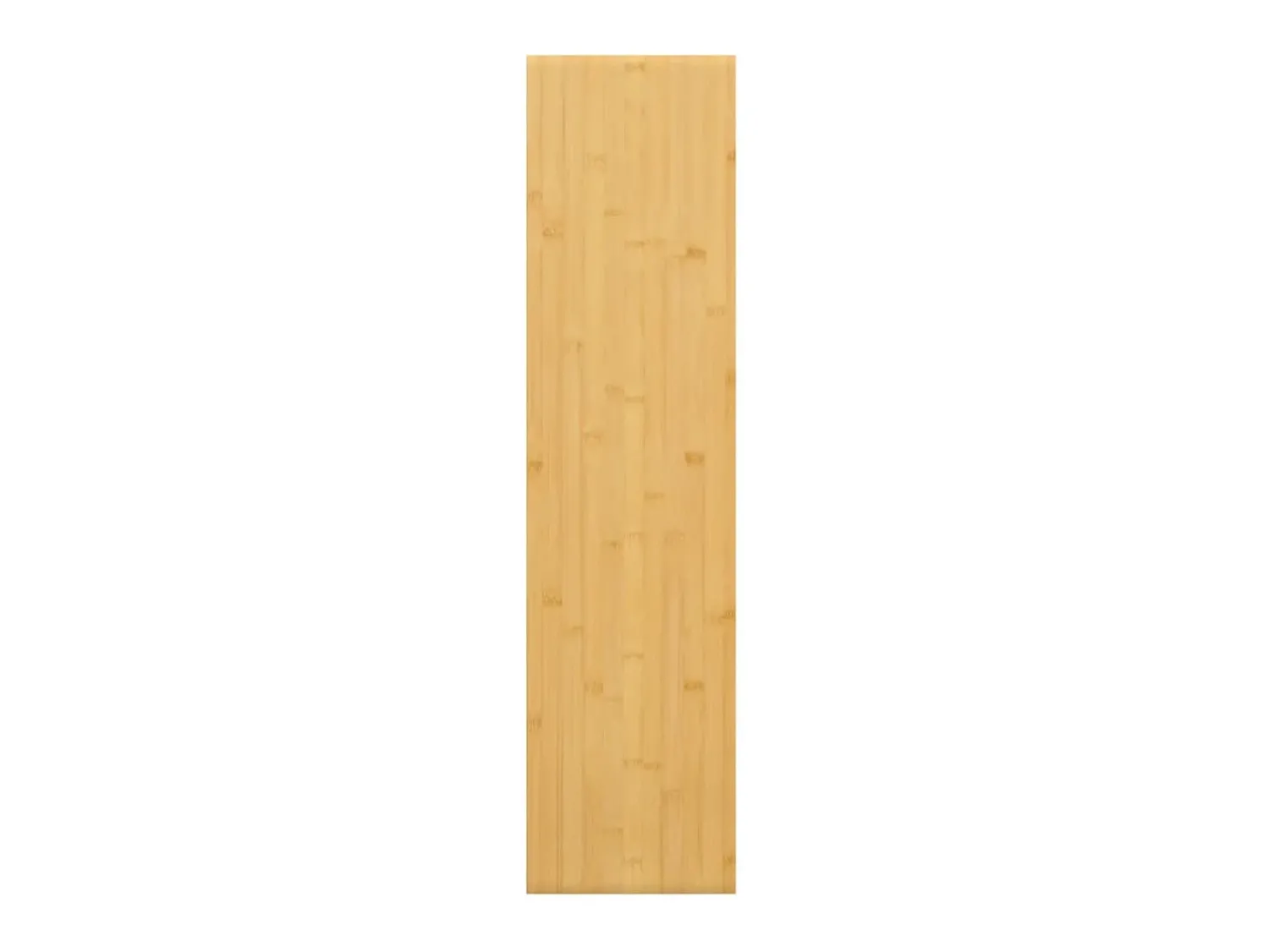 New Prateleira de parede 80x20x4cm bambu PT939643 Castanho