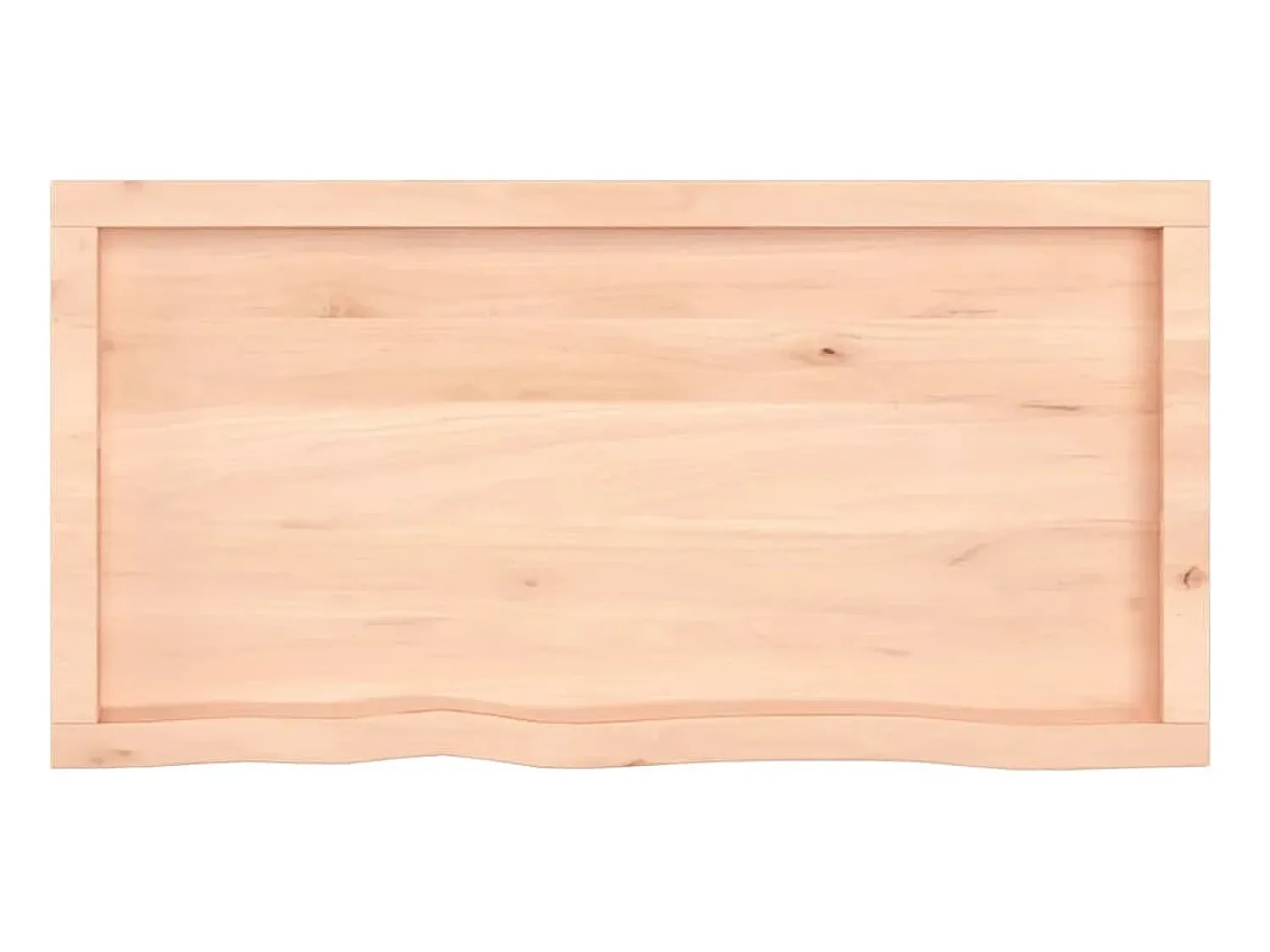 Prateleira| Prateleira de parede 100x50x(2-4)cm carvalho maciço não tratado PT678213 Castanho