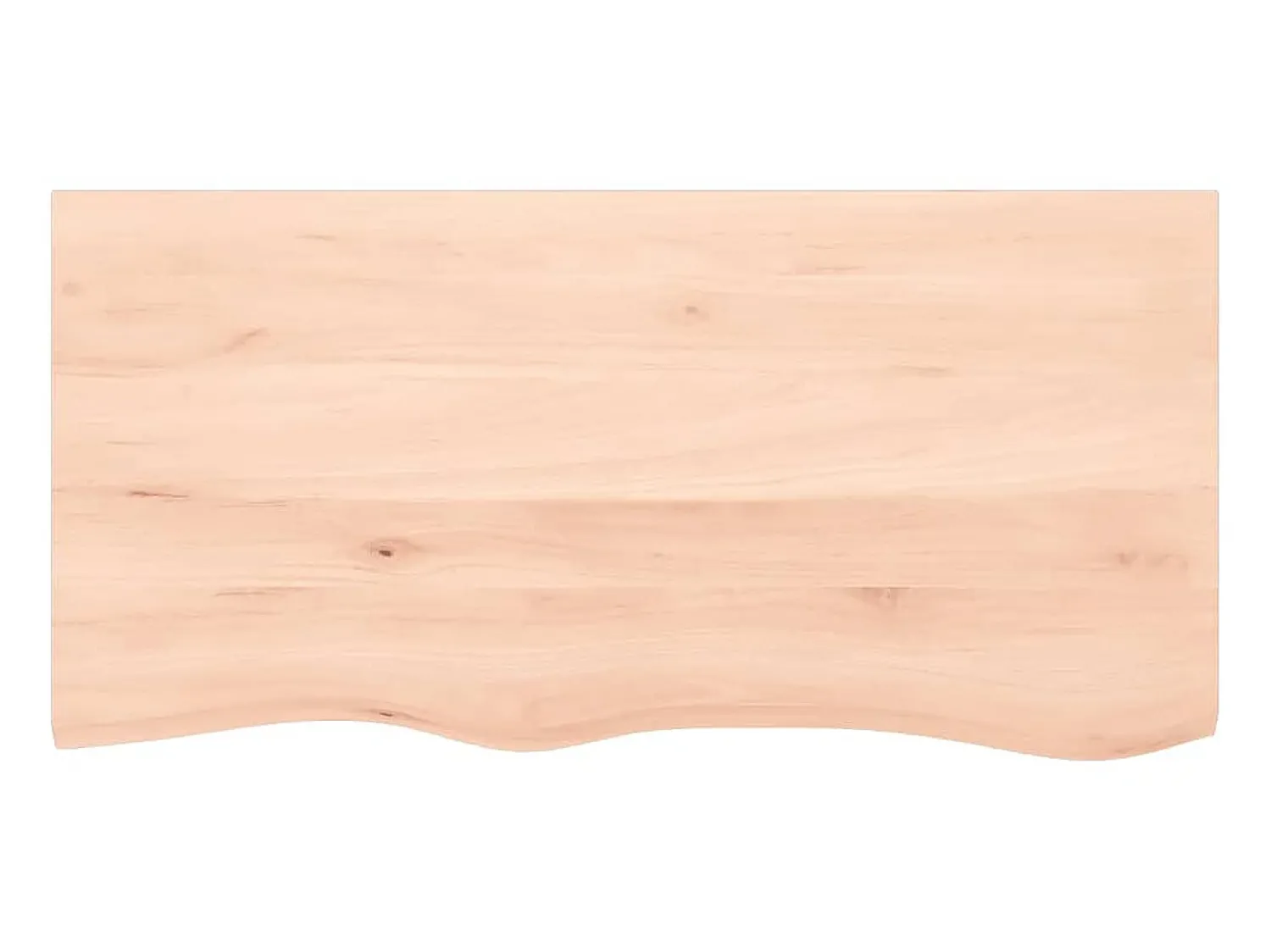 Prateleira| Prateleira de parede 100x50x(2-4)cm carvalho maciço não tratado PT678213 Castanho