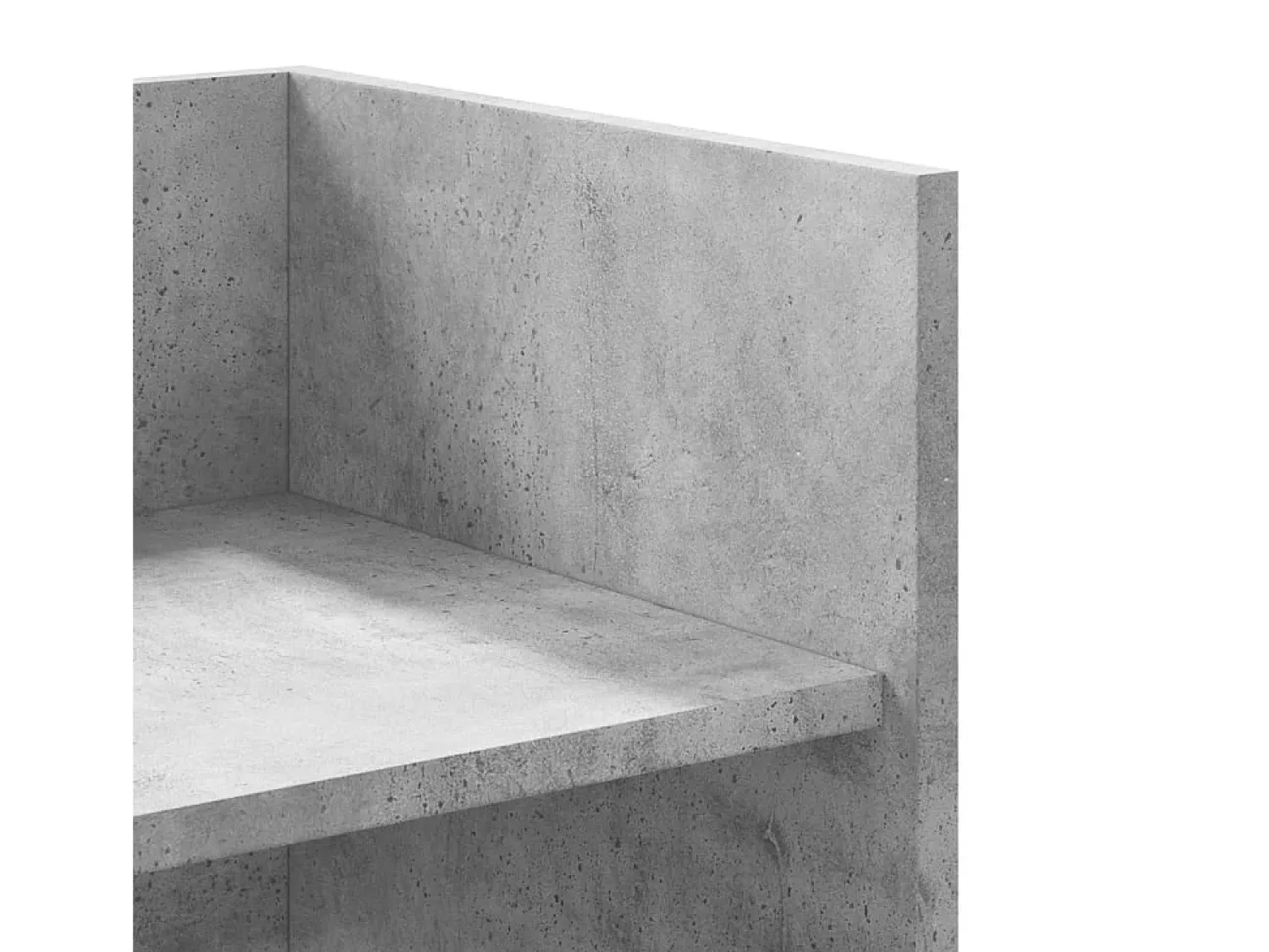 Prateleira|vidaxl Prateleira de parede 100x35x30,5cm deriv. madeira cinza cimento Cinzento
